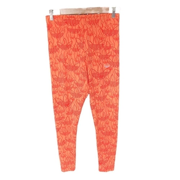 Adidas - NWT Mid-Rise Printed Sports Leggings with Elasticated Waist Sz M - Picture 3 of 10